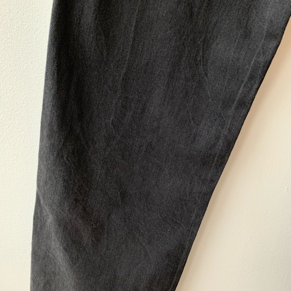 Zara Wide Leg High Rise Baggy Black Jeans - Picture 8 of 16